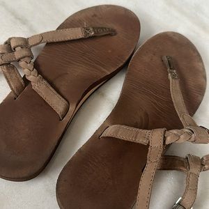 Rainbow Braided Strap Sandals - Great Condition